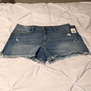 Denim shorts